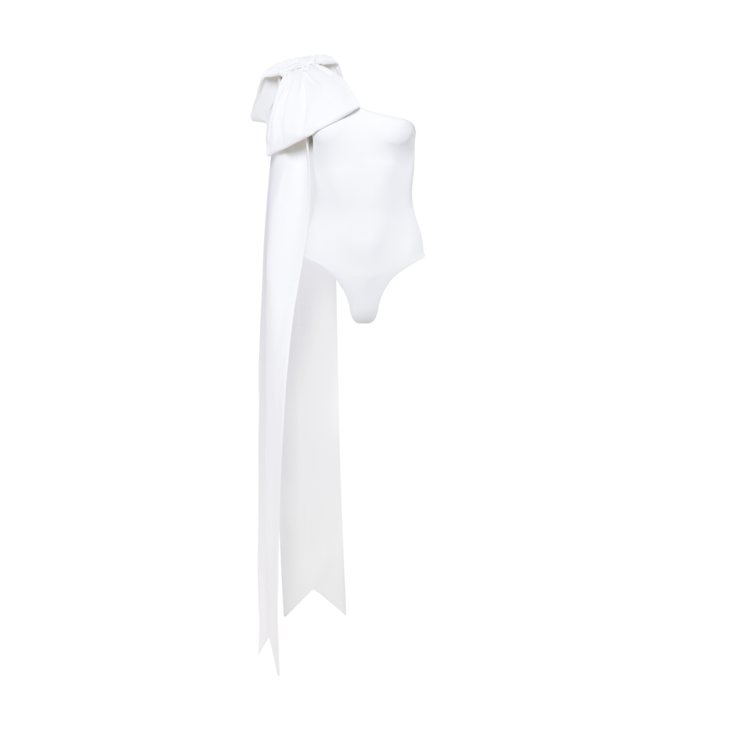 MILLY WHITE WITH WHITE BOW – TABACARU SWIM